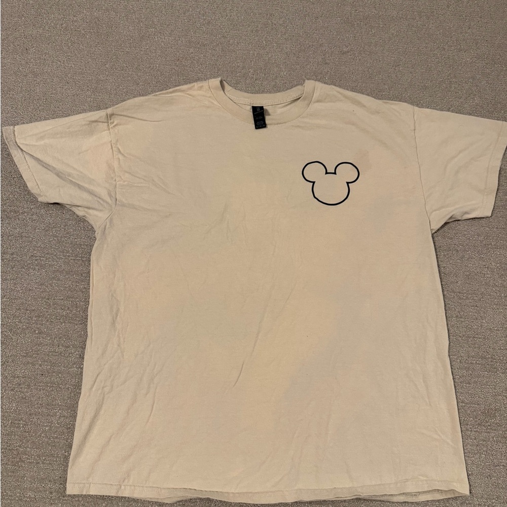 Mickey Short Sleeve T‑Shirts with Outline Graphic